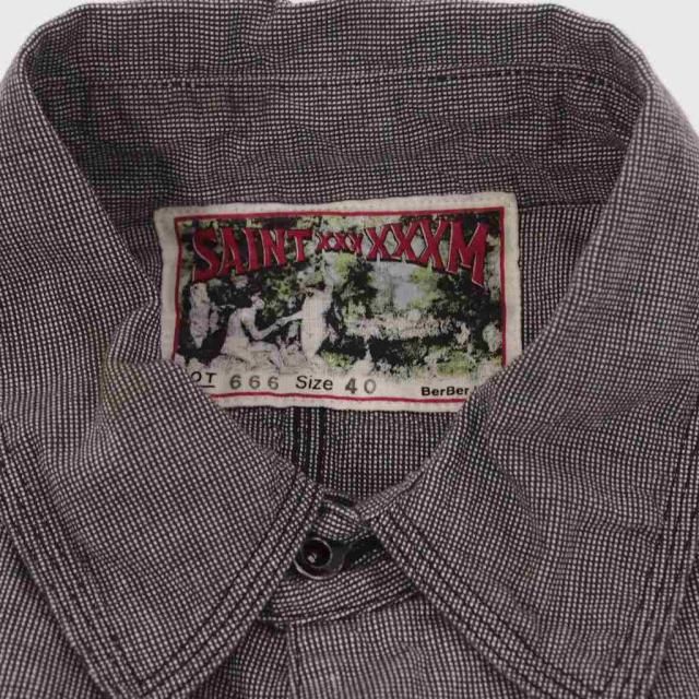 【中古】未使用品 セントマイケル SAINTMICHAEL ベルベルジン BerBerJin 24AW STRIPE BB_DENIM JKT ワークジャケット_4