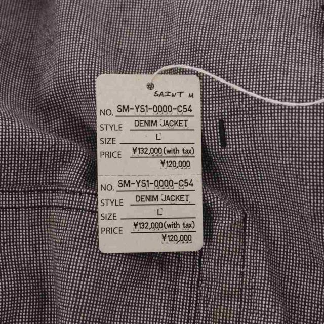 【中古】未使用品 セントマイケル SAINTMICHAEL ベルベルジン BerBerJin 24AW STRIPE BB_DENIM JKT ワークジャケット_5