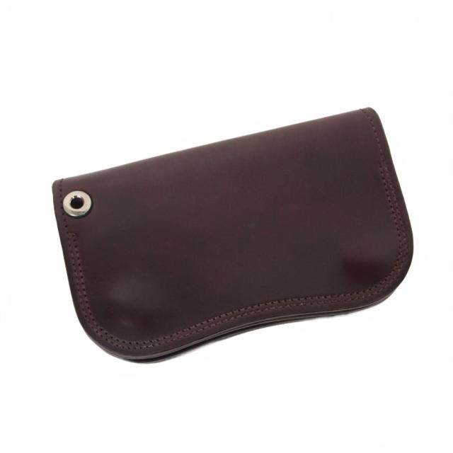 【中古】ラストクロップス LAST CROPS BLISTER M ブリスターM フルコードバン 2つ折り財布 ウォレット 茶