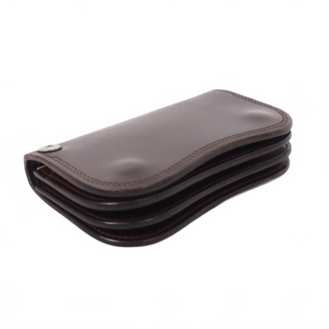 【中古】ラストクロップス LAST CROPS BLISTER M ブリスターM フルコードバン 2つ折り財布 ウォレット 茶_2