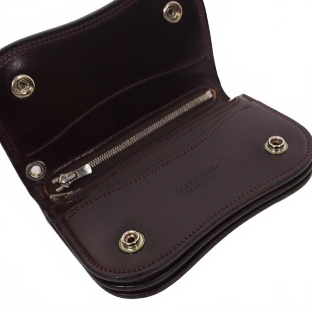 【中古】ラストクロップス LAST CROPS BLISTER M ブリスターM フルコードバン 2つ折り財布 ウォレット 茶_3