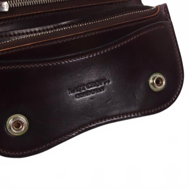 【中古】ラストクロップス LAST CROPS BLISTER M ブリスターM フルコードバン 2つ折り財布 ウォレット 茶_4