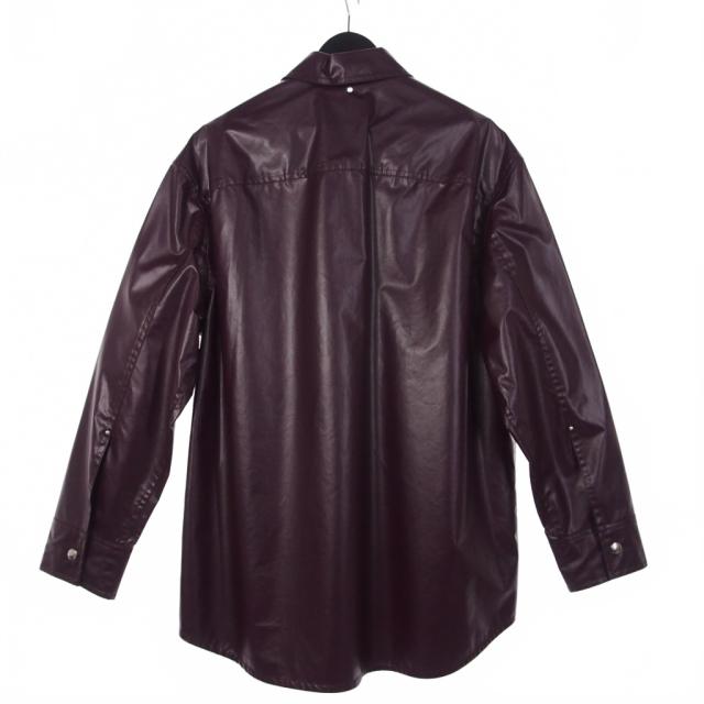 【中古】オーエーエムシー OAMC 24SS TOWER SHIRTS タワーシャツ 長袖 S ボルドー 24E28OAU64 メンズ_1