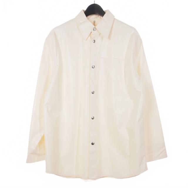 【中古】オーエーエムシー OAMC 24SS TOWER SHIRTS タワーシャツ 長袖 S 白 オフホワイト 24E28OAU64 メンズ