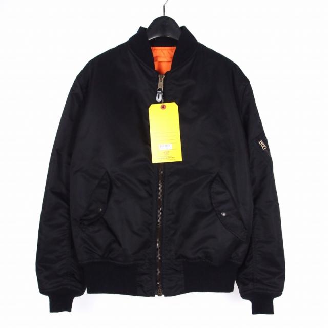 【中古】ザリアルマッコイズ THE REAL McCOY'S TYPE MA-1 REAL McCOY MFG.CO. ジャケット ブルゾン L ブラック 黒