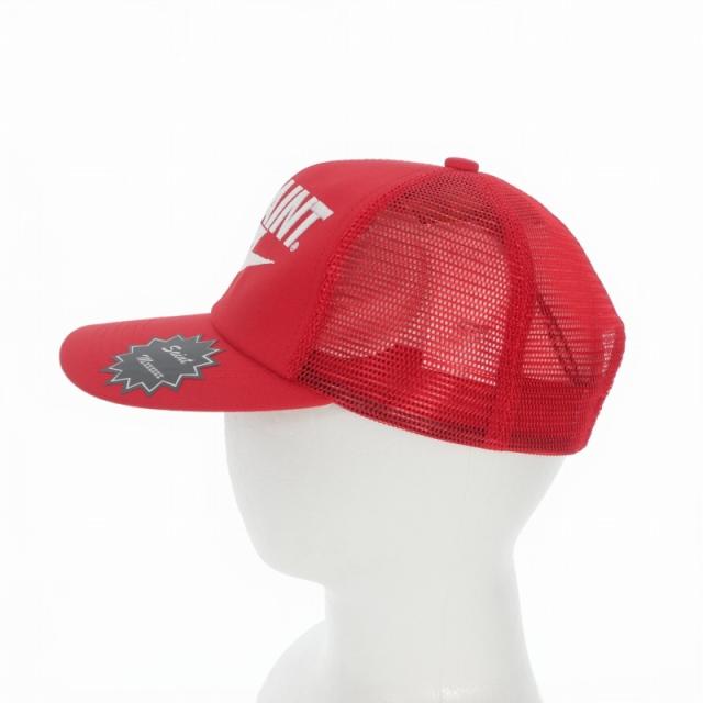 【中古】未使用品 セントマイケル × A BATHNIG APE 26SS BAPE_MESH CAP ロゴ メッシュキャップ 帽子 F レッド 赤_2