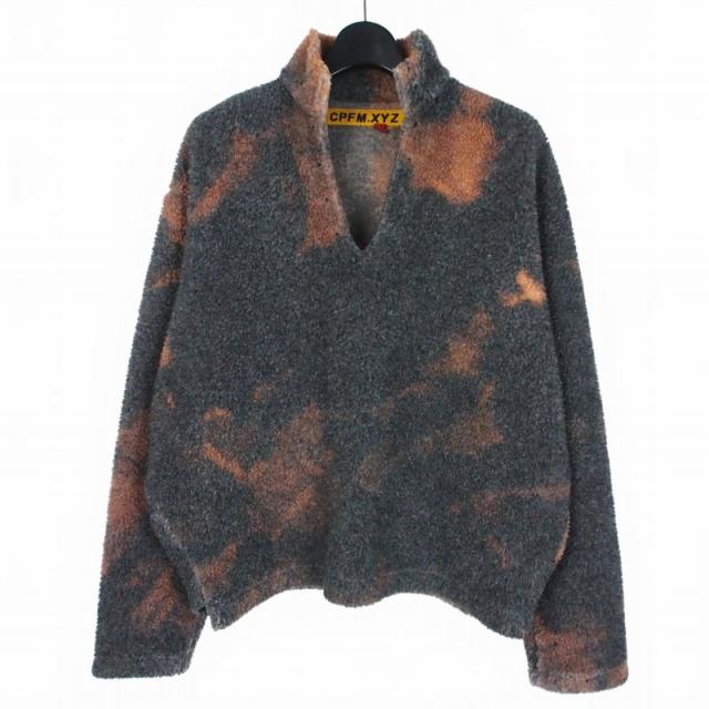 【中古】カクタスプラントフリーマーケット CPFM COWBOY PULLOVER カウボーイプルオーバー トレーナー 2 グレー