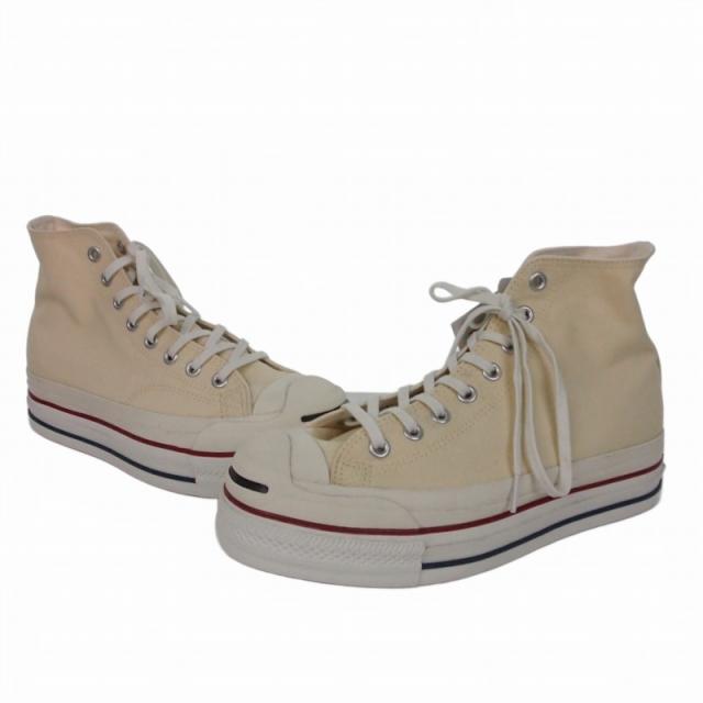 【中古】未使用品 コンバース × ダブレット 25SS JACK PARCELL ALLSTAR Hi スニーカー 靴 US8 26.5cm アイボリー