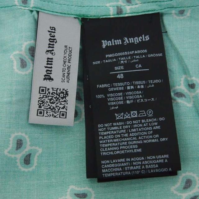 中古】未使用品 パームエンジェルス PALM ANGELS PAISLEY BOWLING