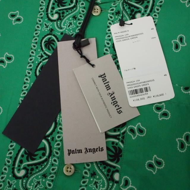 中古】未使用品 パームエンジェルス PALM ANGELS PAISLEY BOWLING