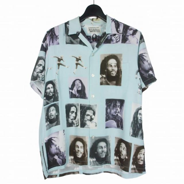 【中古】ワコマリア WACKO MARIA BOB MARLEY SS HAWAIIAN SHIRT ボブ マーリー ハワイアンシャツ アロハシャツ XL