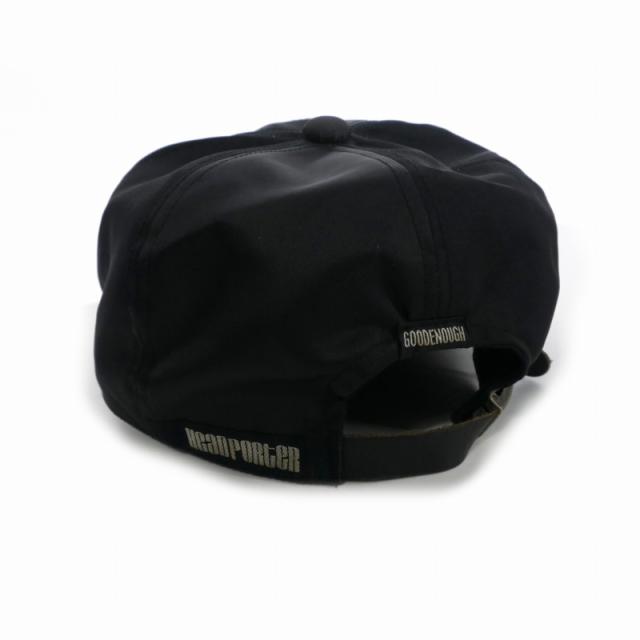 【中古】グッドイナフ GOODENOUGH ヘッドポーター HEAD PORTER キャップ 帽子 ワンポイント L 黒 ブラック メンズ
