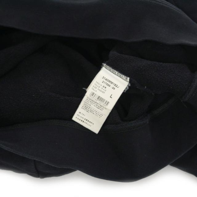 【中古】エムエスジーエム MSGM ロゴパーカー フーディー プルオーバー L ブラック ホワイト 3140MM182J メンズ_4