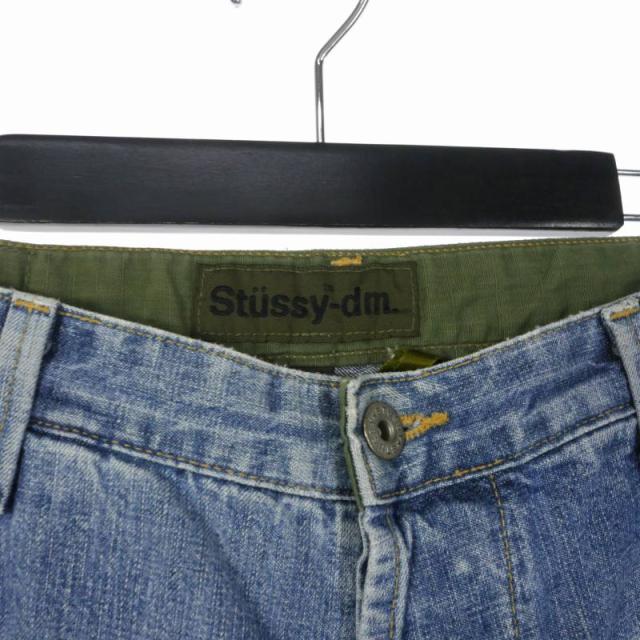 【中古】ステューシー STUSSY ストレートデニム 90s 00s USA製 アメリカ製 W32 ライトブルー メンズ_4