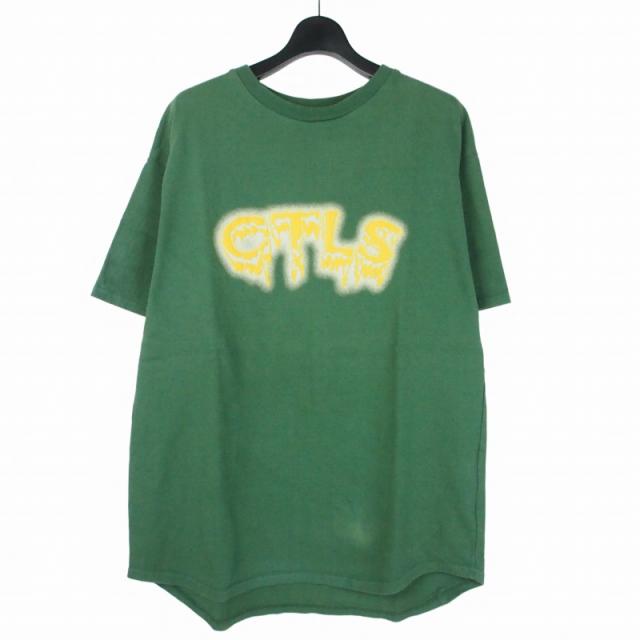 【中古】カタリスト CVTVLIST Stars Deep Tee スターズディープ Tシャツ カットソー 半袖 0 緑 グリーン メンズ