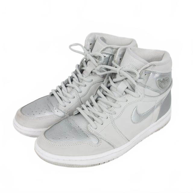 【中古】ナイキ NIKE Air Jordan 1 Retro High OG エアジョーダン1 レトロ ハイ OG "CO.JP/東京" US9.5 シルバー