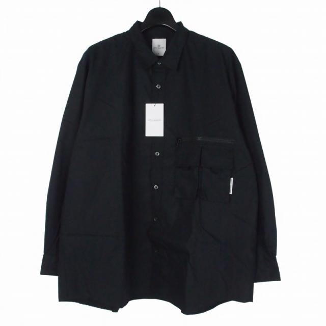 【中古】未使用品 ユニフォームエクスペリメント uniform experiment コットンウェザーフィールドバギーシャツ 長袖
