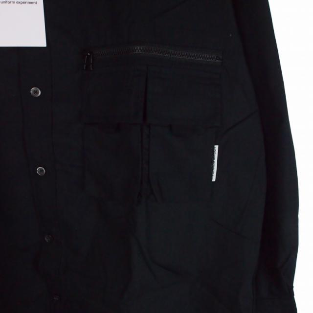 【中古】未使用品 ユニフォームエクスペリメント uniform experiment コットンウェザーフィールドバギーシャツ 長袖_3