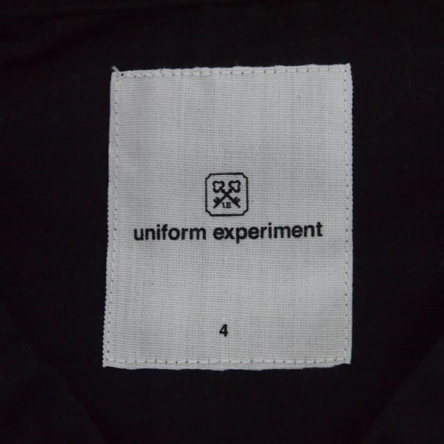 【中古】未使用品 ユニフォームエクスペリメント uniform experiment コットンウェザーフィールドバギーシャツ 長袖_4