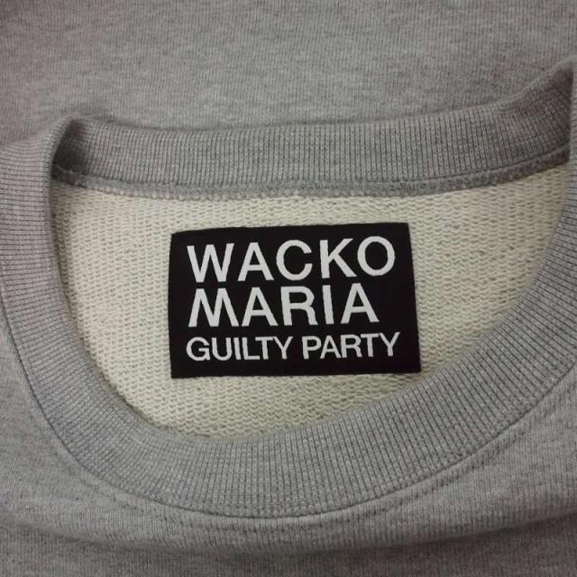【中古】ワコマリア WACKO MARIA ヘビーウェイトクルーネック スウェット トレーナー S グレー メンズ_3