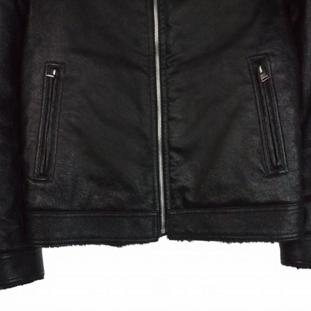 【中古】マインデニム MINEDENIM コーティングボアジャケット ブルゾン 1 ブラック 黒 1810-8003-99-012 メンズ_3