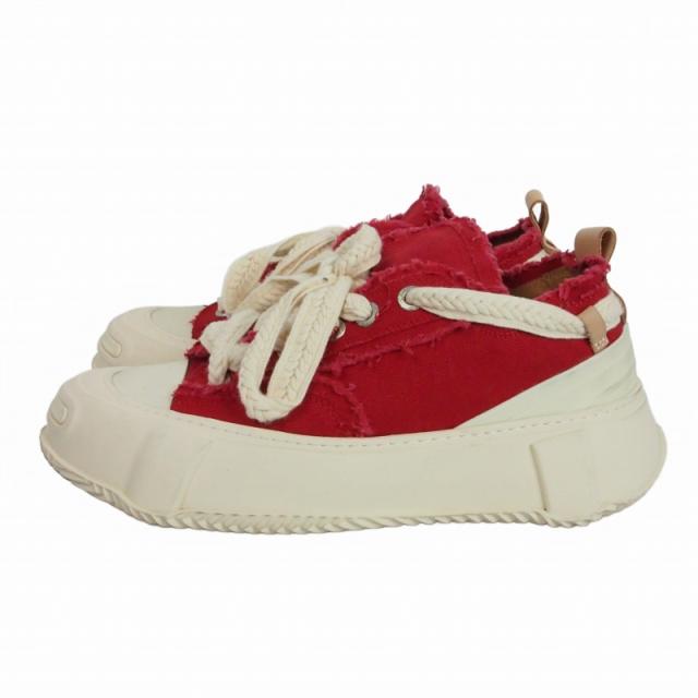 【中古】ヴァラバサス VALABASAS VISION SHOE ビジョンシューズ スニーカー 靴 US9 28?p レッド 赤 VLBS-SH-001_1