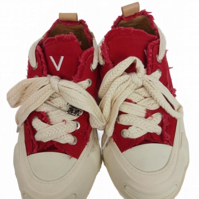 【中古】ヴァラバサス VALABASAS VISION SHOE ビジョンシューズ スニーカー 靴 US9 28?p レッド 赤 VLBS-SH-001_3