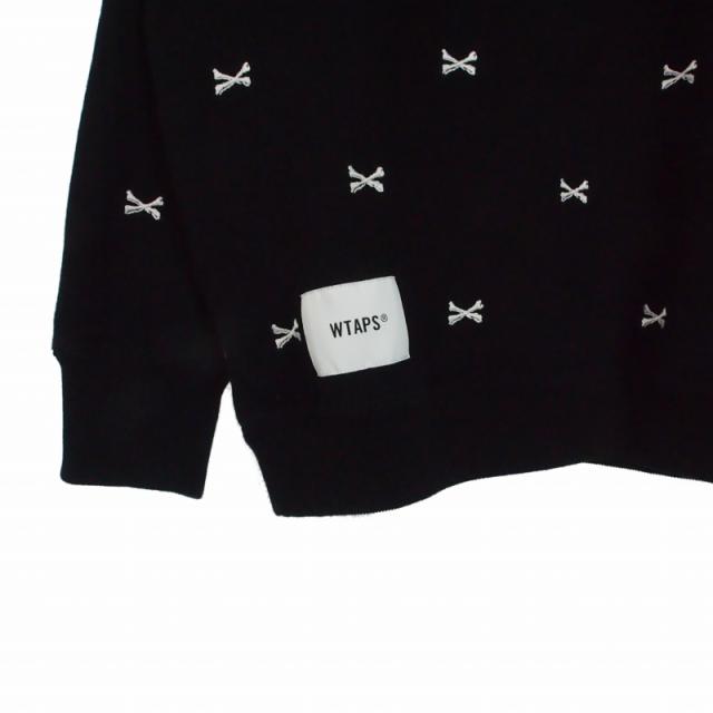 中古】ダブルタップス WTAPS 22AW ACNE SWEATER 刺? クロスボーン