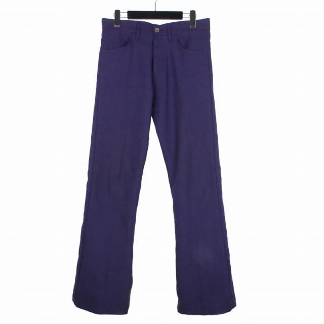 【中古】ダイリク DAIRIKU 22AW Flare Pressed Pants フレアプレスドパンツ スラックス 27 パープル 紫 22AW P-5