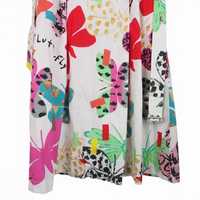 【中古】マックスマーラ ウィークエンドライン MAX MARA WEEKEND LINE FLUTTERFLIES プリント 総柄スカート 40_3