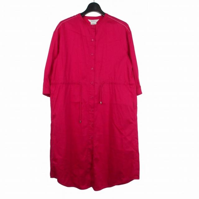【中古】マックスマーラ MAX MARA 22AW ロング シャツワンピース ドレス 38 ピンク 23322101366 レディース