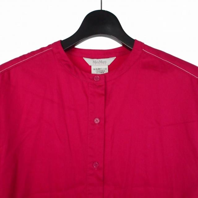 【中古】マックスマーラ MAX MARA 22AW ロング シャツワンピース ドレス 38 ピンク 23322101366 レディース