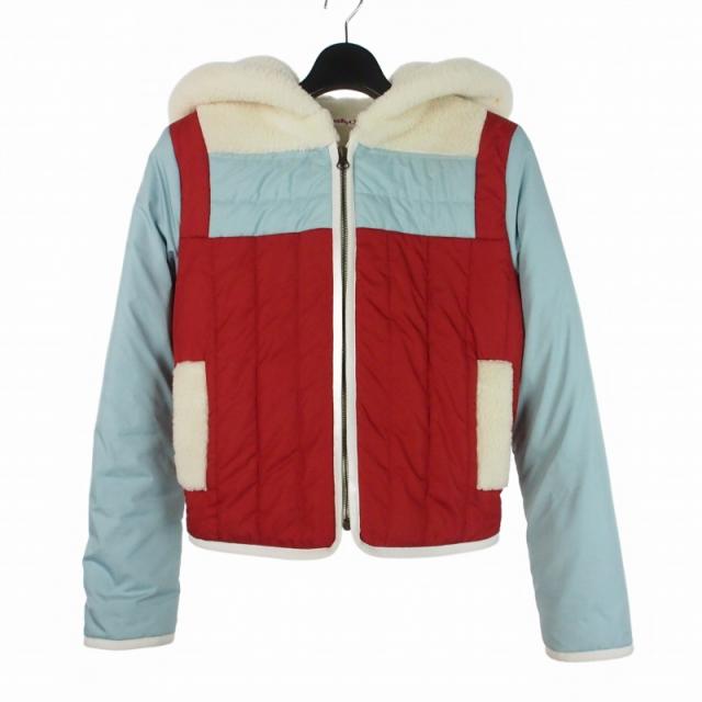 【中古】シーバイクロエ SEE BY CHLOE スキージャケット ダウンジャケット 上着 36 マルチカラー レディース