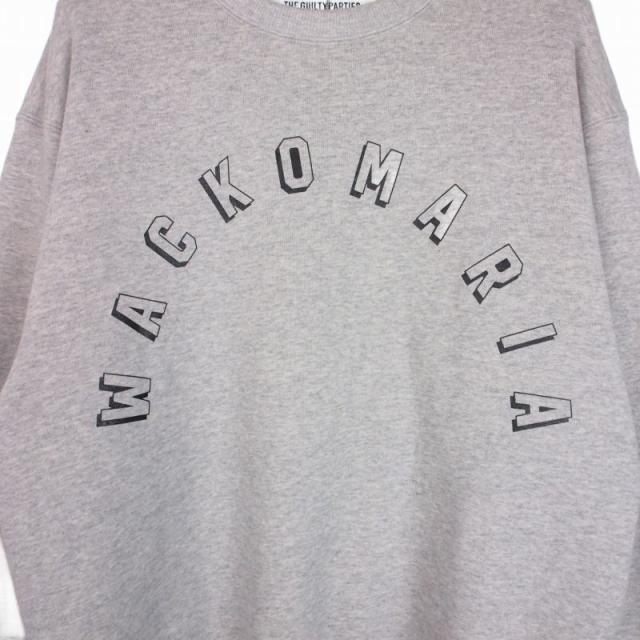 【中古】未使用品 ワコマリア 26SS MIDDLE WEIGHT SWEAT SHIRT ミドルウェイトスウェットシャツ トレーナー M_3