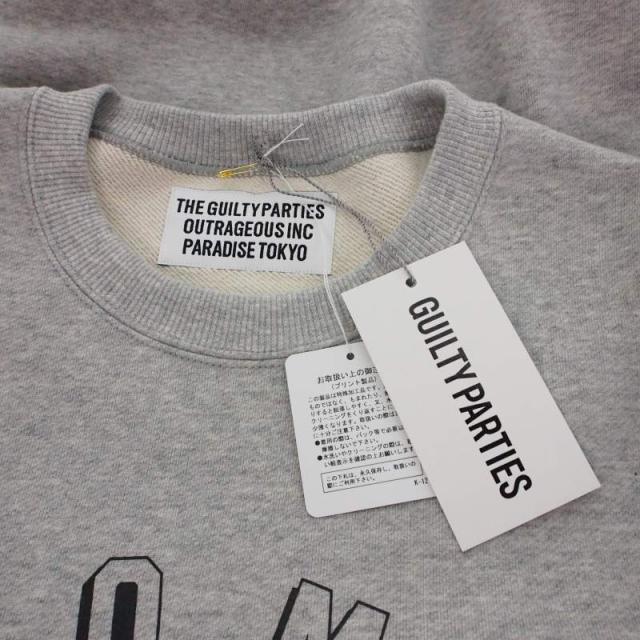 【中古】未使用品 ワコマリア 26SS MIDDLE WEIGHT SWEAT SHIRT ミドルウェイトスウェットシャツ トレーナー M_5