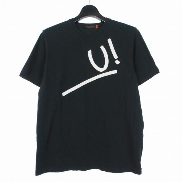【中古】アンダーカバー UNDERCOVER 07SS NEUU! LOGO Tee Tシャツ カットソー 半袖 2 ブラック 黒 メンズ