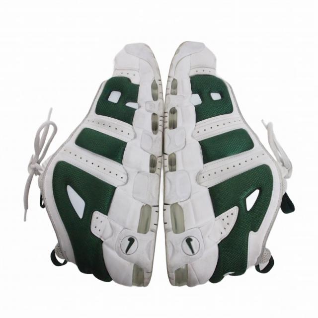 【中古】ナイキ NIKE エアモアアップテンポ ロー "セルティックス" スニーカー 靴 US10 28?p 白 緑