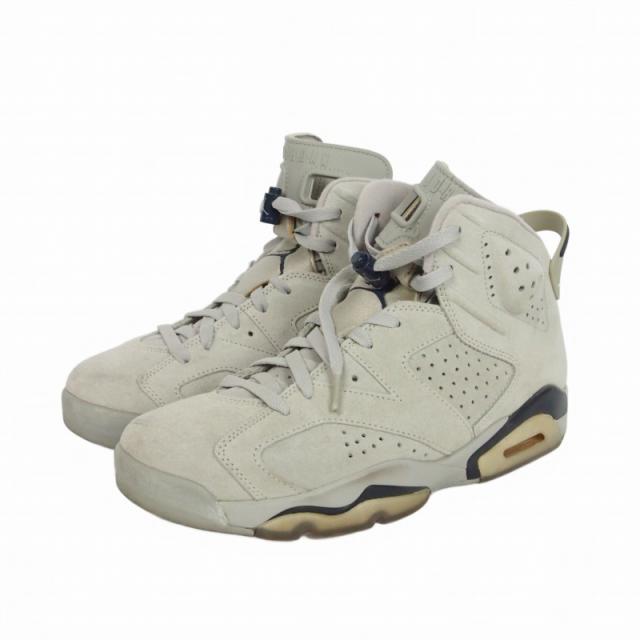 【中古】ナイキ NIKE エアジョーダン6 "マグネット アンド カレッジ ネイビー" スニーカー 靴 US9 27?p
