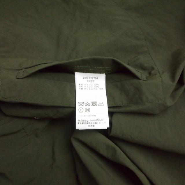 【中古】未当てはめる品 レギオモンタヌス オブ ヨシオクボ muller of yoshiokubo キルティング厚地の外套厚地の外套 ポンチョ 上衣