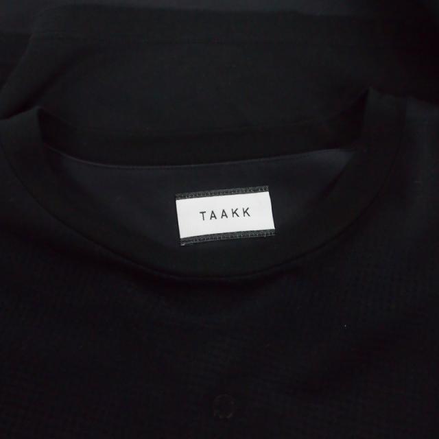 【中古】ターク TAAKK 21AW オパール加工 シャツレイヤードカットソー 長袖 3 ブラック 黒 TA21AW-JR038 3 メンズ_4