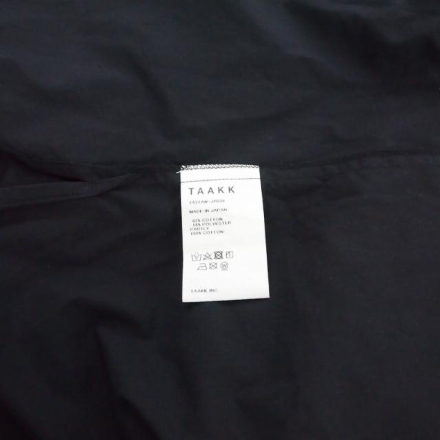 【中古】ターク TAAKK 21AW オパール加工 シャツレイヤードカットソー 長袖 3 ブラック 黒 TA21AW-JR038 3 メンズ_5