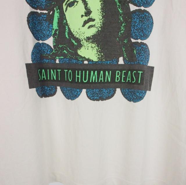 【中古】セントマイケル SAINTMICHAEL 24AW KISS SS TEE Tシャツ カットソー 半袖 XL ホワイト 白 SM-YS1-0000-009_3