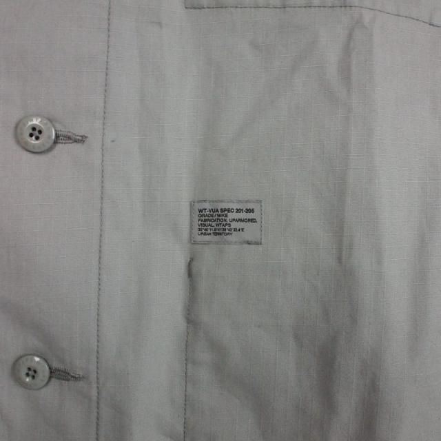 【中古】ダブルタップス WTAPS 25SS ジャングル ロングスリーブ コットン リップストップ シャツ 長袖 02 グレー_5