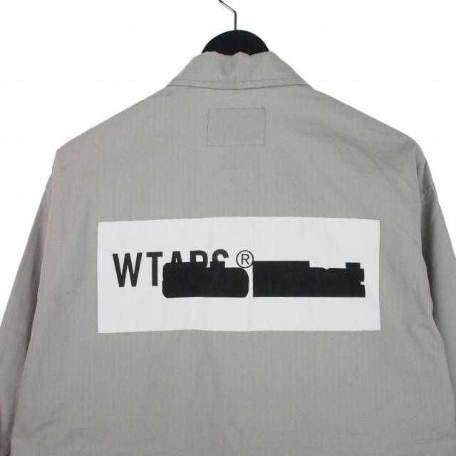 【中古】ダブルタップス WTAPS 25SS ジャングル ロングスリーブ コットン リップストップ シャツ 長袖 02 グレー_6