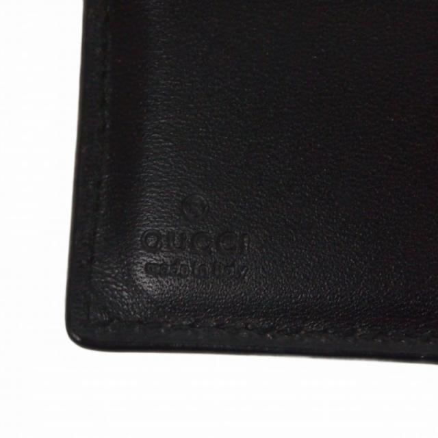 【中古】グッチ GUCCI 総柄 キングスネークプリント GGスプリーム 二つ折り財布 ウォレット ベージュ系 メンズ_4