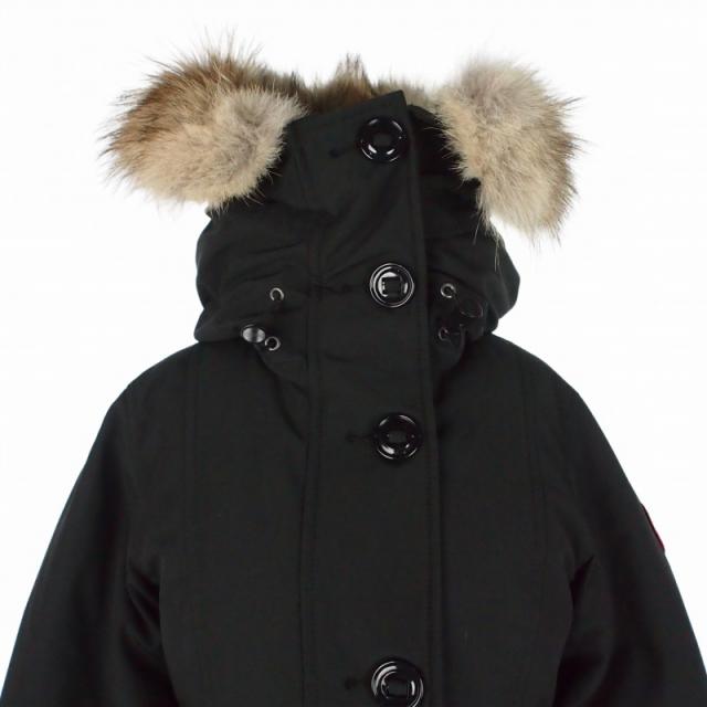 【中古】カナダグース CANADA GOOSE ROSSCLAIR PARKA ロスクレアパーカ ダウンジャケット 上着 XS ブラック 黒_3