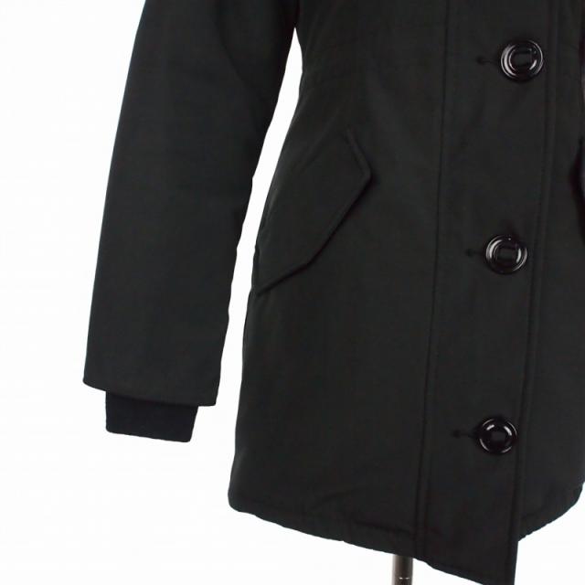 【中古】カナダグース CANADA GOOSE ROSSCLAIR PARKA ロスクレアパーカ ダウンジャケット 上着 XS ブラック 黒_4