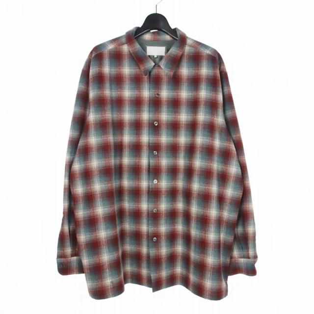 【中古】メゾンマルジェラ Maison Margiela × ペンドルトン PENDLETON チェック オーバーサイズシャツ 長袖 44