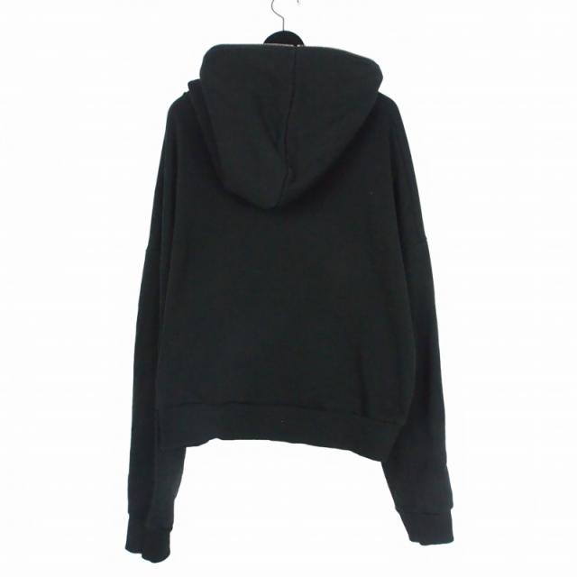 【中古】エンタイアスタジオ entire studio ETERNAL ZIP HOODIE エターナルジップフーディ パーカー M ブラック 黒_1