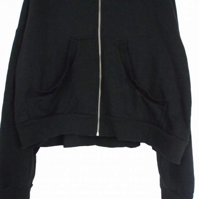 【中古】エンタイアスタジオ entire studio ETERNAL ZIP HOODIE エターナルジップフーディ パーカー M ブラック 黒_3
